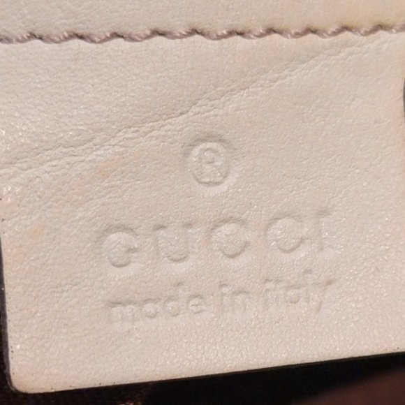 GUCCi Charlotte MUST GO@! Large Canvas Leather Hobo Handbag - Picture 6 of 16